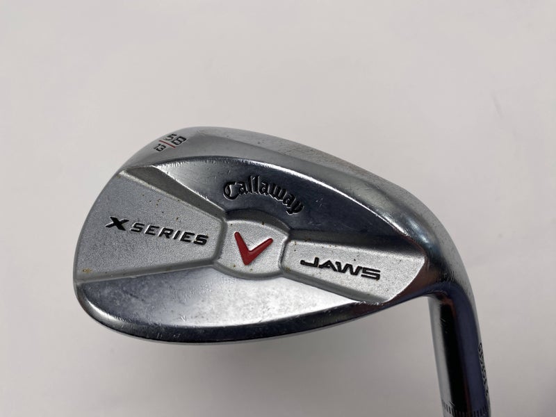 Callaway X Series Jaws Chrome Wedge 58* 13 Bounce Wedge Steel Mens RH