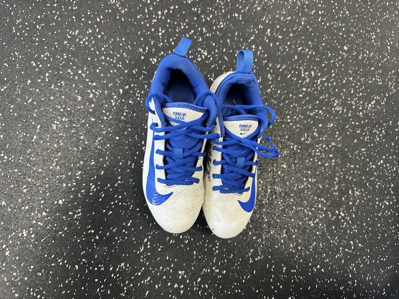 Used Nike HURRACHE SEVEN LAX Cleats Boys White Junior 03 11849-S000033934