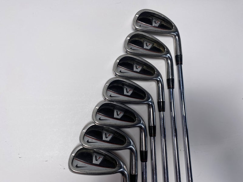 Nike Victory Red Cavity Back Iron Set 4-PW True Temper Speed Step Regular RH