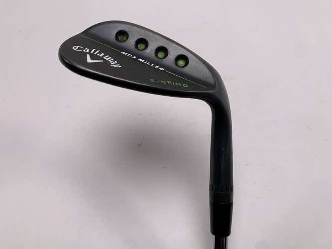 Callaway MD3 Milled Black S-Grind Sand Wedge SW 56* DG Wedge Steel Mens RH