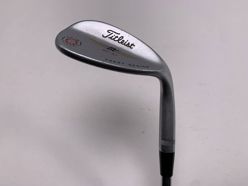 Titleist Vokey Spin Milled Chrome 2009 Lob Wedge LW 60* 7 Wedge Steel Mens RH