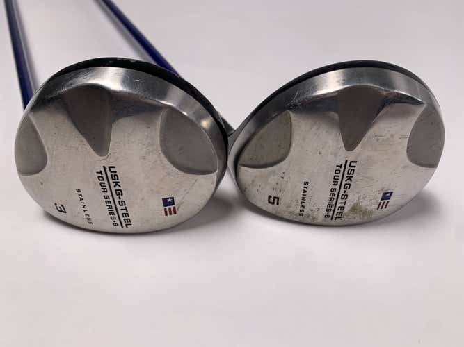 US Kids Tour Series-6 3 & 5 Fairway Wood Set 15* 18* TS 63-43 Youth Junior RH