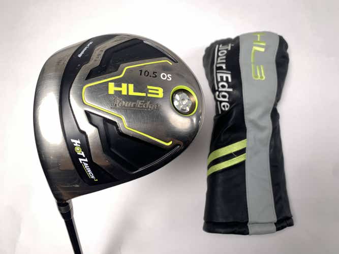 Tour Edge Hot Launch 3 OS Driver 10.5* Kuro Kage Silver Ti Ni Stiff LH HC