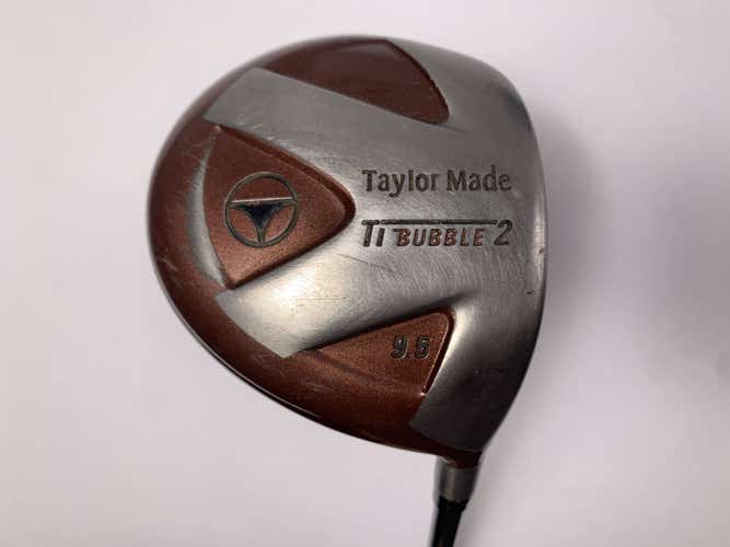TaylorMade Ti Bubble 2 Driver 9.5* 90g Stiff Graphite Mens RH