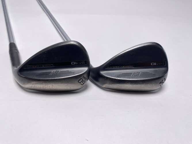Titleist Vokey SM10 Jet Black Wedge Set 54* 8 | 60* 8 NS Pro 880 AMC Mens RH