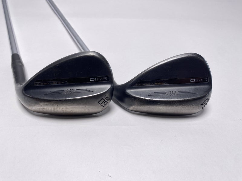 Titleist Vokey SM10 Jet Black Wedge Set 54* 8 | 60* 8 NS Pro 880 AMC Mens RH