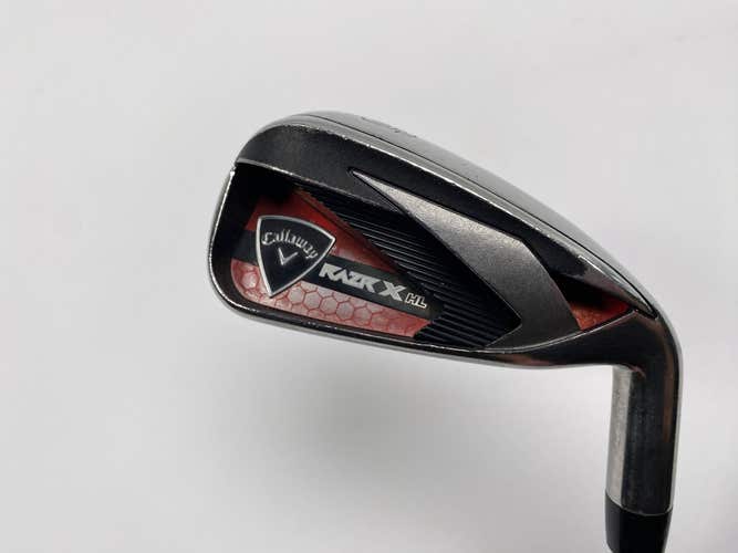 Callaway Razr X HL Single 6 Iron M-10 XP Uniflex Graphite Mens RH Oversize Grip