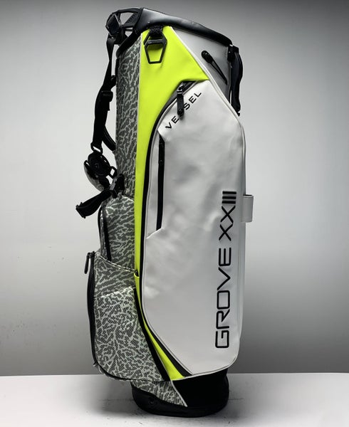 Vessel Grove XXIII Stand Bag Gray White Yellow 6-Way Michael Jordan Golf Bag