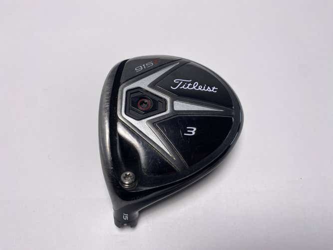 Titleist 915 F Fairway Wood 3* HEAD ONLY Mens LH
