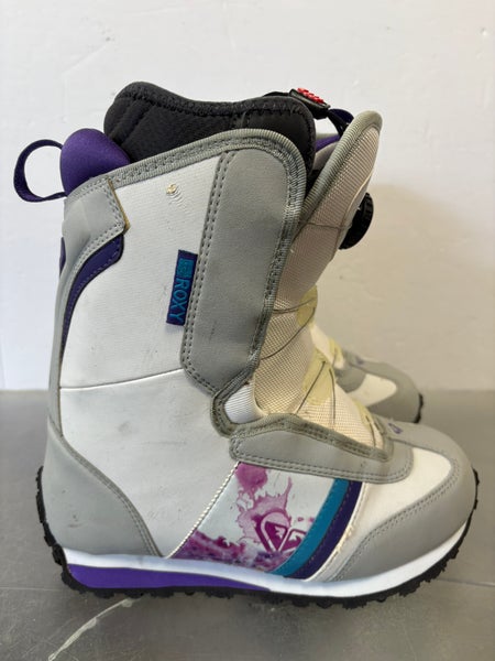 Women's Size M 6.0 (W 7.0) Roxy Snowboard Boots All Mountain (Used)