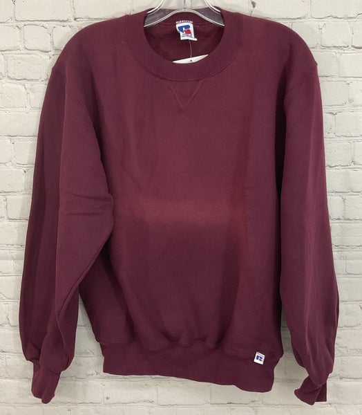 Russell Athletic 69809MO Adult NuBlend Long-Sleeve Sweatshirt Moroon Small