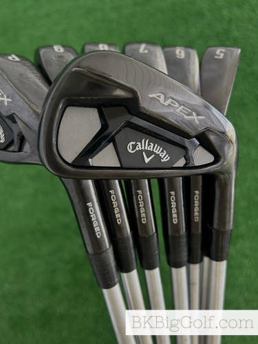 Callaway Apex 21 Black Smoke Forged Iron Set 4-P / C-Taper Lite 110 Stiff