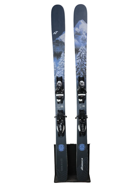 USED Nordica Santa Ana 93 Ti Skis 165cm with Look NX 12 Bindings