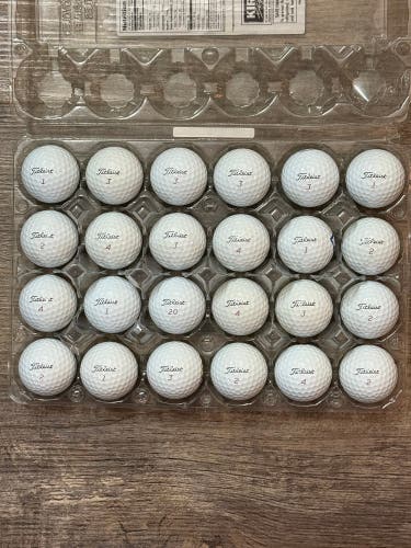 24 Titleist Pro V1x Golf Balls - 5A MINT CONDITION ONLY