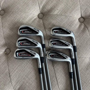 Titleist 716 AP1 Iron Set 6-GW SteelFiber i95 Regular Flex +1/4 NICE
