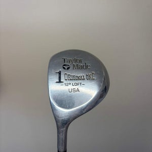 Taylormade Vintage Original One Driver 12 Steel Shaft Regular Flex Lefty 44.25
