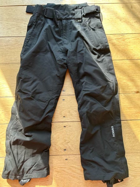 Black Unisex Youth Size 14 Karbon Ski Pants (Used)