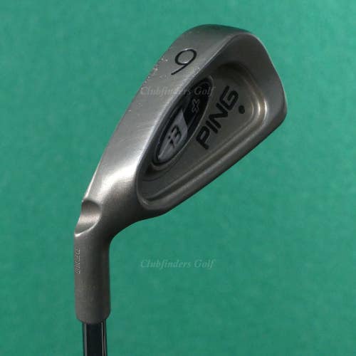 LH Ping i3+ Black Dot Single 6 Iron Factory CS Lite Steel Stiff *DEMO*