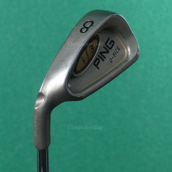 LH Ping i3 O-Size Silver Dot Single 8 Iron Cushin JZ Steel Stiff