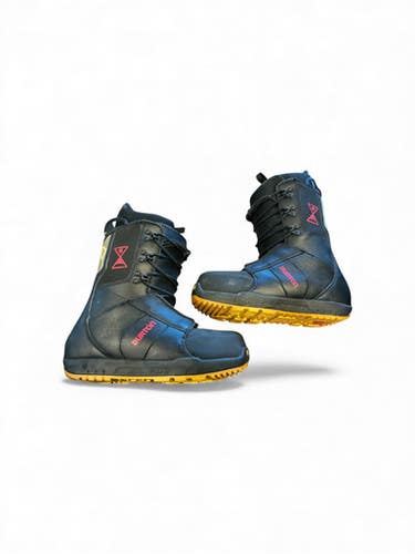 Used Burton IMPRINT 1 Mens Snowboard Boots Black Senior 12 11873-S000225468