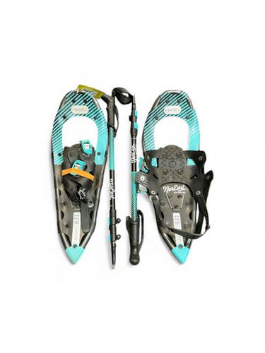 Used NOREAST OUTDOORS Snowshoes Mens Turquoise 21" 11873-S000197761