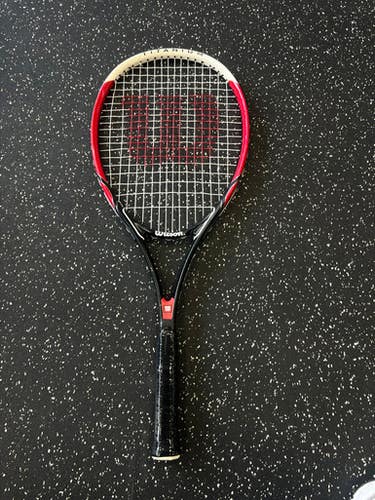 Used Wilson FEDERER Adult Tennis Racquet Black 4 1/4" 11849-S000033829