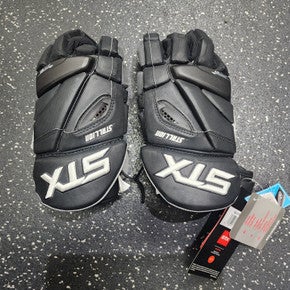 New STX STALLION 500 Lacrosse Gloves Mens Black 13" 11849-S000033954