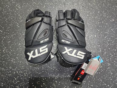 New STX STALLION 500 Lacrosse Gloves Mens Black 13" 11849-S000033954