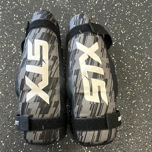 Used STX STALLION 75 Lacrosse Arm Pads/Guards Black LG 11849-S000034100