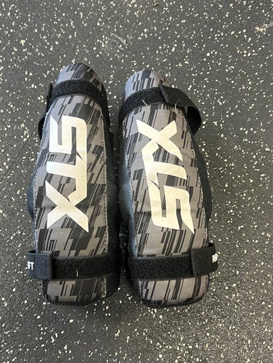 Used STX STALLION 75 Lacrosse Arm Pads/Guards Black LG 11849-S000034100