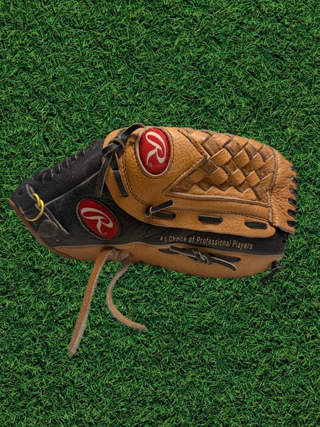 Rawlings RBG4 – 13” Basket Web Outfield Glove – Cleaned, Conditioned & Game-Ready