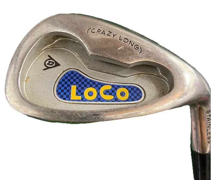 Dunlop Loco Pitching Wedge RH PowerPoint Regular Steel 35.5" New 360 Velvet Grip