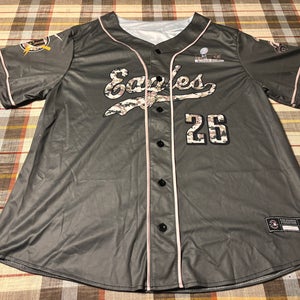 Saquon Barkley Large Men's Nike Baseball Button Up Jersey (New)