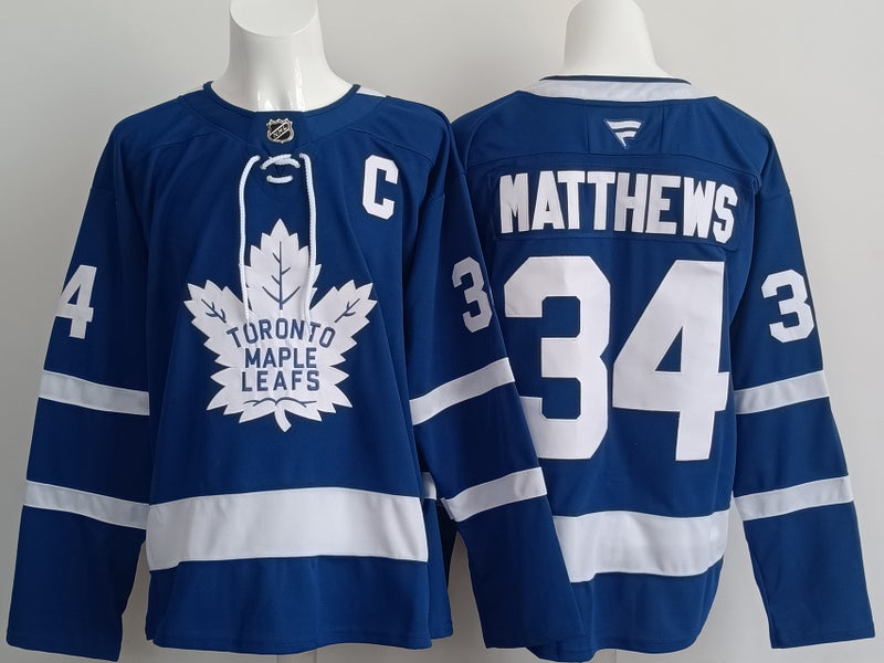 Men's Toronto Maple Leafs Auston Matthews 34 Jersey Size 50
