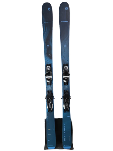 Used Blizzard Black Pearl 88 Ski with Look NX 12 Bindings, 171cm.
