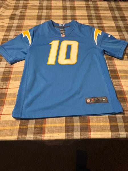 Justin Herbert Los Angeles Chargers Powder Blue Large Boys Nike Jersey (Used)