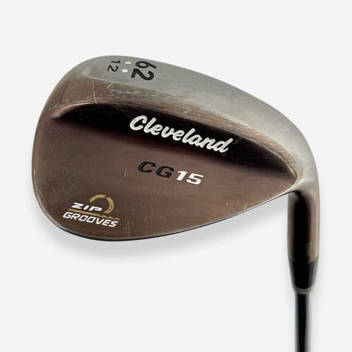 Cleveland CG15 Wedge 62° 12 Bounce Right Handed Wedge Flex Steel Shaft
