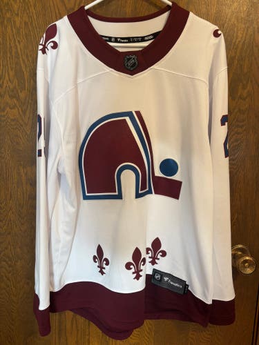Men’s Nathan MacKinnon Colorado Avalanche Jersey Reverse Retro 1.0 Jersey (M)