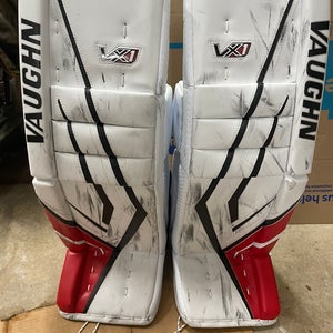 Mrazek Hawks Vaughn VX1 Pro Goalie Leg Pads Pro Stock (Used)