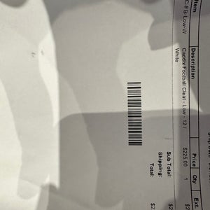 White Men's Size M 12.0 (W 13.0) Adult Low Top (New) BRAND NEW