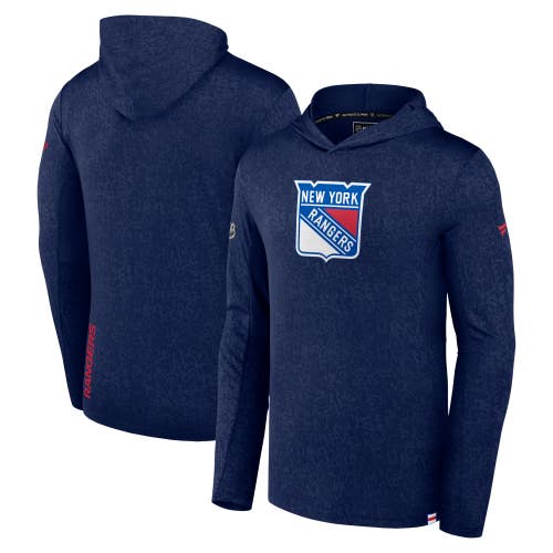 Men's New York Rangers Fanatics Branded Navy Authentic Pro Lightweight Pullover Hoodie (LIKE NEW)