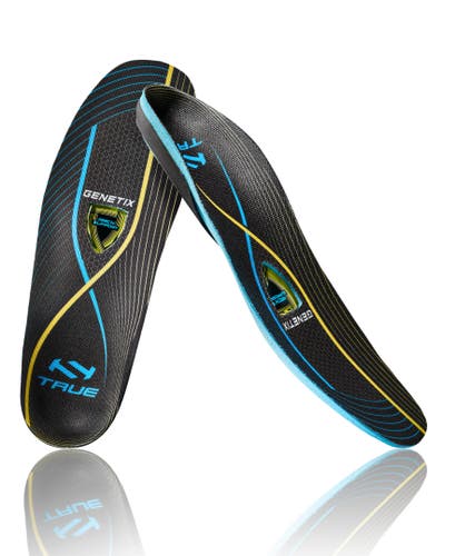 NEW True Genetix Skate Insoles, Mid/High Arch, Size 5-7.75