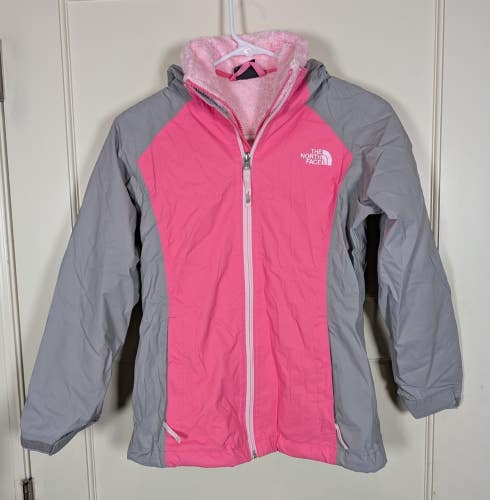 The North Face Dryvent Girls 3-in-1 Triclimate Waterproof Jacket Coat Size: M