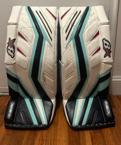 31+2 Brian's GNETik V Goalie Leg Pads with Glove and Blocker Pro Stock (Used)