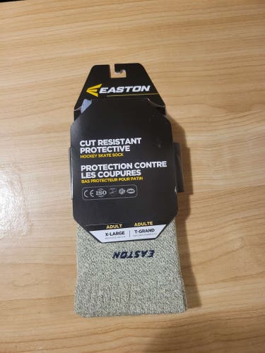 Easton Cut Resistant Hockey Skate Socks Adult XL New