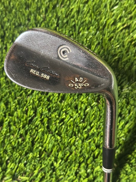 RH Cleveland Tour Action Reg 588 Diadic 53* Wedge True Temper Steel Shaft 35.5”