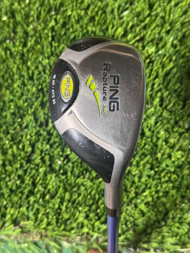 Right Handed PING Rapture 4 Hybrid 24 Deg Graphite ULT 50g Ladies Flex 38.5”