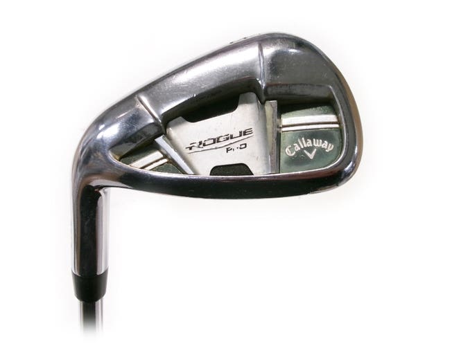 LH Callaway Rogue Pro Single Pitching Wedge 1* Upright Steel Regular Flex