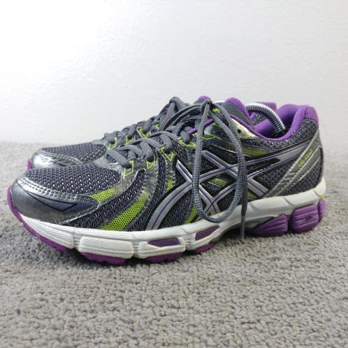 Asics Gel Exalt 2 Womens Size 7.5 Running Shoes Low Top Sneakers Gray Purple