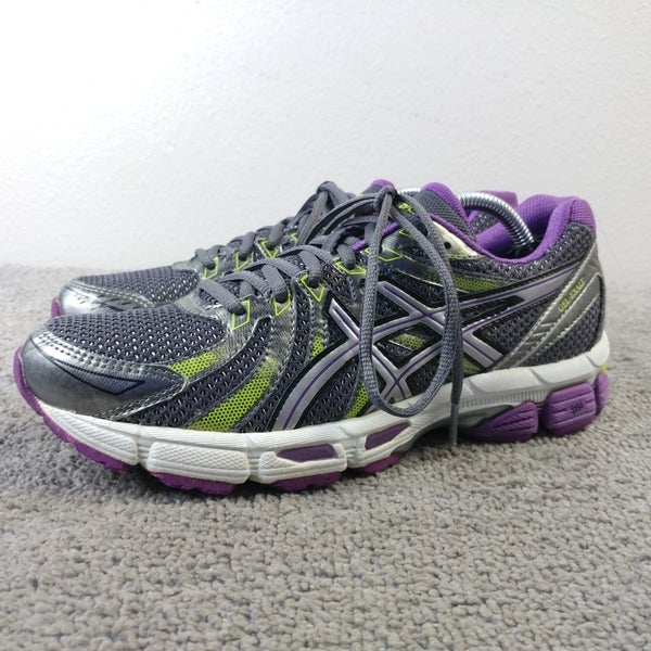 Asics Gel Exalt 2 Womens Size 7.5 Running Shoes Low Top Sneakers Gray Purple